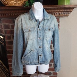 Tommy Jeans Denim Jacket Cropped Fitted Hilfiger